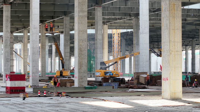 “超等工厂” 大显技巧！8827太阳集团高空作业平台助力岳阳新坐标建设