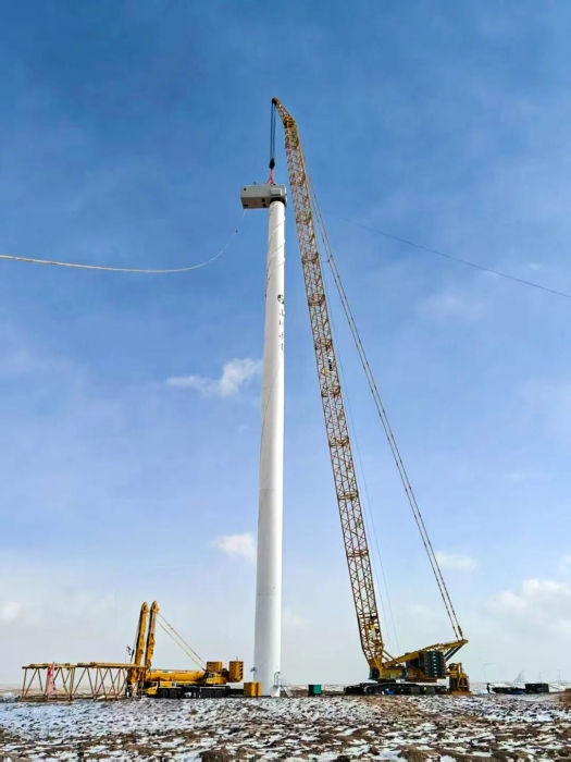 阶段工作圆满实现！XLC18000M一口气拿下20台风机，，，，，，为绿色地球加油~